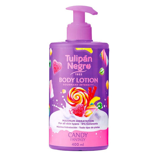 BODY LOTION CANDY FANTASY 400ML. TULIPAN NEGRO