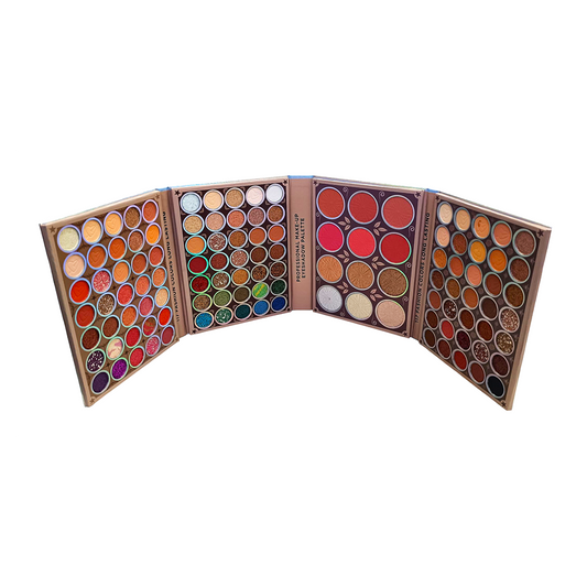 PALETA DE SOMBRAS DE OJOS LUXURIOUS BLACK MATTE COLOR FULL RAINBOW